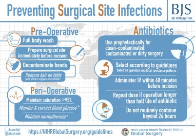 Global Guidelines for Prevention of Surgical Site Infection Published ...